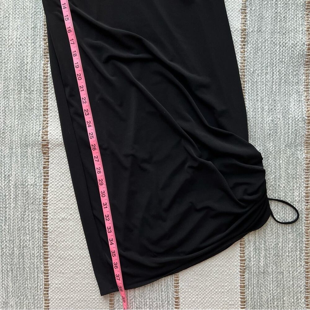 Zara Black Sleeveless Cinched Side Mini Dress Women’s Size Small - Picture 7 of 10